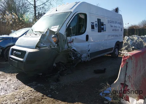 2021 Ram Promaster 3500 High Roof 159 Wb z USA, uszkodzony, nr VIN 3C6FRVHG5ME500688